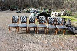 6 Chesterfield Dining Chairs