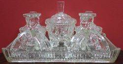 6 Piece Glass Trinket Set C1935