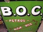 B.O.C. Oetrol and Motor Oils enamel sign---SA87