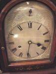 EDWARDIAN INLAYED MAHOGANY MANTLE CLOCK   C82