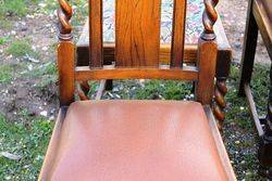 8 Oak Barley Twist Chairs