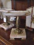 3 PIECE ART DECO MARBLE CLOCK SET   C75