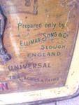 VICTORIAN ELLIMAN`S EMBROCATION EMBOSSED TIN SIGN------SM10