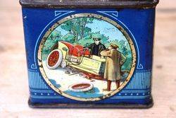 ARRIVING NOV Antique Pictorial Motoring Tin
