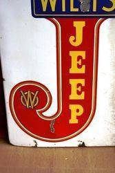 ARRIVING SOONWILLY+96S JEEP Enamel Sign