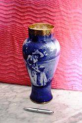 ARRIVING SOON Antique Doulton Blue Children Vase