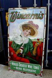 ARRIVING SOON Antique Wincarnis Enamel Sign