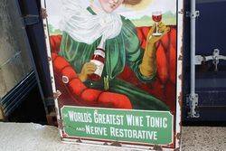 ARRIVING SOON Antique Wincarnis Enamel Sign