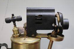 A 1918 Very Large Brass And Metal Blowtorch  