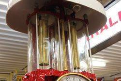 A A Well Restored Siam Clockface Manual Petrol Pump In BP Livery