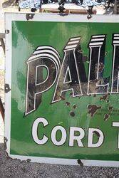 A Early Vintage PALMER Cord Tyres Enamel Sign