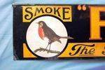 A Exceptional Robin Starch Strip Enamel Sign