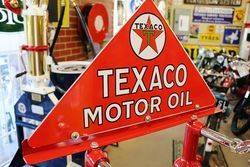 A Genuine Texaco 2 Pump Oil Cart