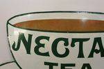 A Large + Early Nectar Tea Enamel Sign