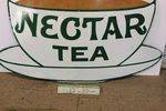 A Large + Early Nectar Tea Enamel Sign