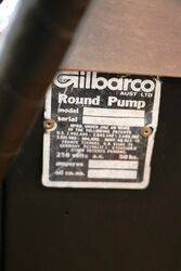 A Late 1960and39s Gilbarco Round T1 Mobil Petrol Pump 