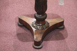 A Late Regency Craved Revolving Piano Stool C1820 