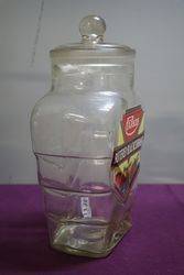 A Parkes Buttered Blackcurrant Sweetie Jar With Good Label 