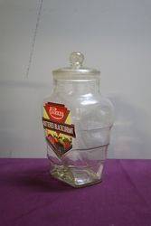 A Parkes Buttered Blackcurrant Sweetie Jar With Good Label 