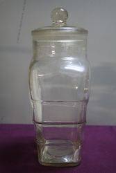 A Parkes Buttered Blackcurrant Sweetie Jar With Good Label 