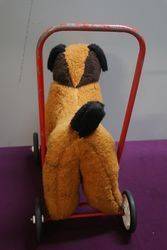 A PushAlong Soft Toy Dog On Wheels 