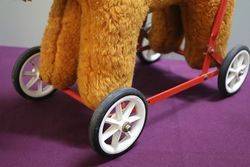 A PushAlong Soft Toy Dog On Wheels 