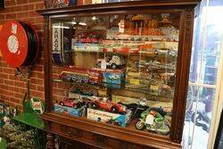 A Quality Antique French Walnut Shop Display Cabinet