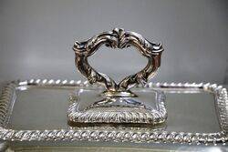 A Quality Antique Silver Plated Entree Dish and Cover 