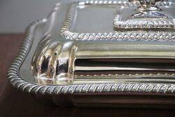 A Quality Antique Silver Plated Entree Dish and Cover 