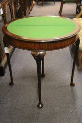 A Quality C20th Mahogany Card Table