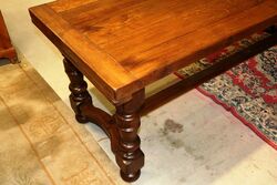 A Quality Early C20th Oak Refectory Table