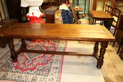 A Quality Early C20th Oak Refectory Table