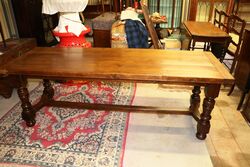 A Quality Early C20th Oak Refectory Table