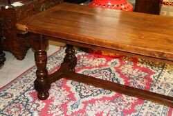 A Quality Early C20th Oak Refectory Table