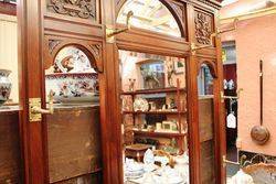 A Quality Late Victorian Walnut Hall Stand C1895