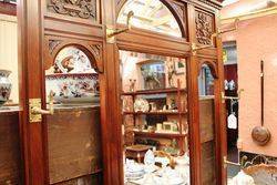 A Quality Late Victorian Walnut Hall Stand C1895