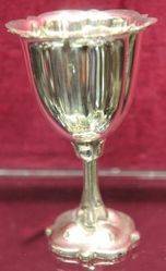 A Quality Nineteenth Century Silver Plate 6cup Egg Cruet c1885