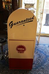 A Rare 4 Pump Shell X100 4 Tank Breadbin Oil Dispenser