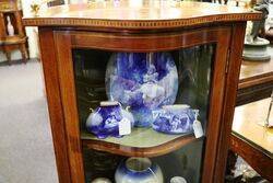 A Rare Antique Mahogany PedestalPier Cabinet 