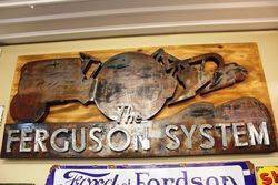 A Rare Ferguson System Metal Sign