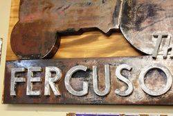 A Rare Ferguson System Metal Sign