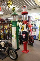 A Rare GB T8  Satam Manual Petrol Pump