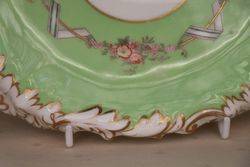 A Rare Green Ground Tea Pot Stand Copeland + Garrett C1833 