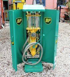 A Rare Satam Cabinet Wall Mount Petrol Pump In BP Livery
