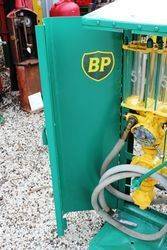 A Rare Satam Cabinet Wall Mount Petrol Pump In BP Livery