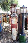 A Rare Satam Conical Manual Petrol Pump For Restoration