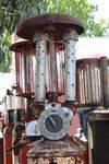 A Rare Satam Conical Manual Petrol Pump For Restoration