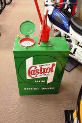 A Restored Hi Boy Oil Dispenser In Castrol Wakefield Livery