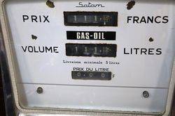 A Retro Satam Electric Petrol Pump