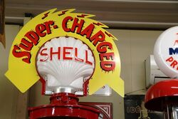 A Stunning 1930s ShellMex Restored Manual Petrol Pump